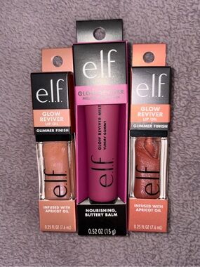 BRAND NEW - Elf Cosmetics Set of 3 Lip Products
